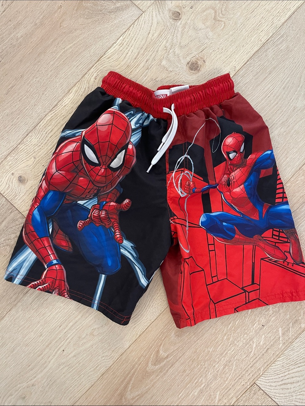 Marvel Boys Spider-Man Swim Trunks Size 7